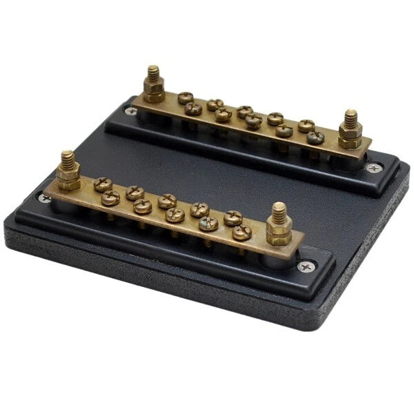 Boat Terminal Block - Dual Bus 10 Gang Position