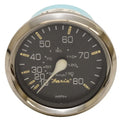 Faria Boat Speedometer Gauge SE9200A - Black 3 1/4 Inch