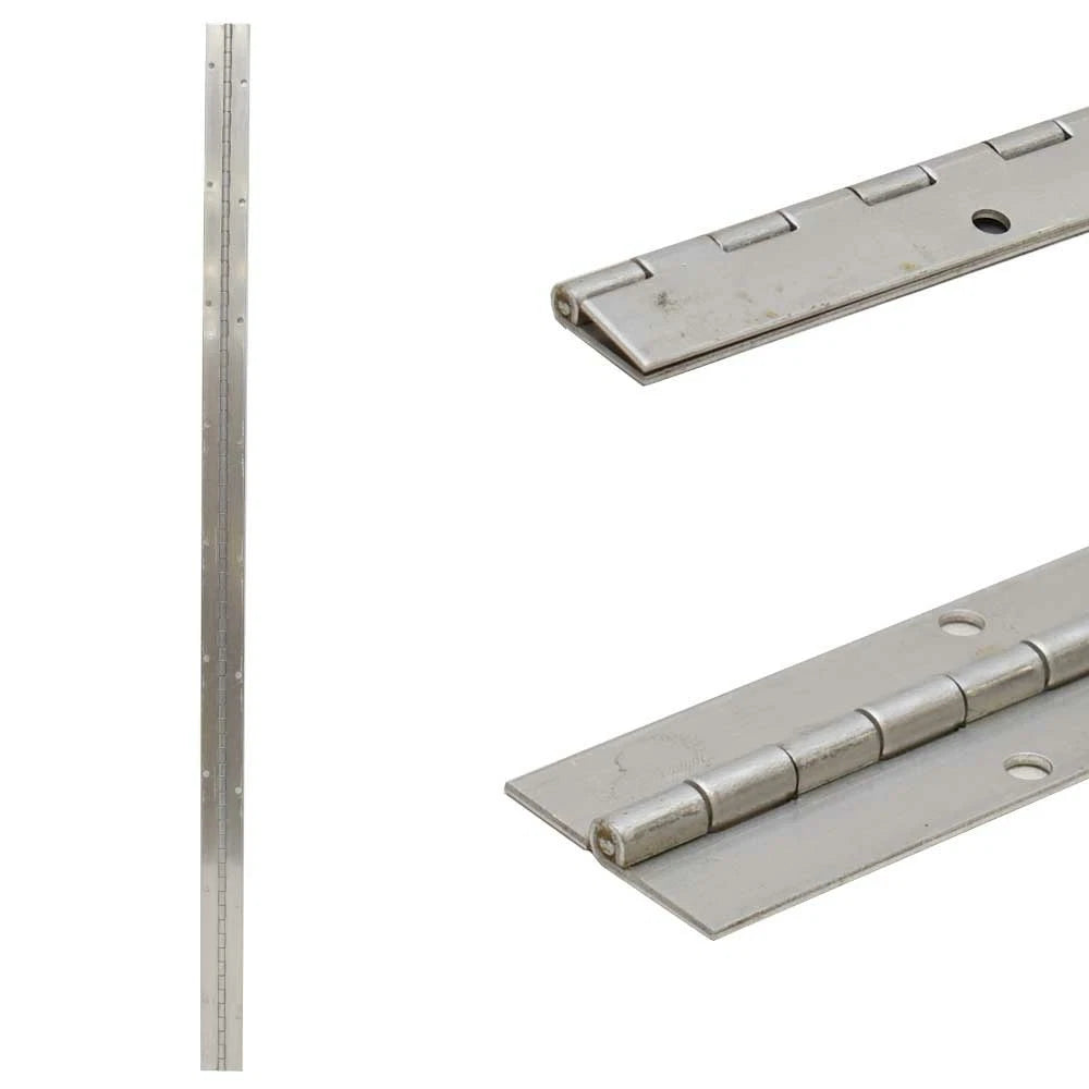 Tracker Boat Piano Hinge 81906 - 16 Gauge Aluminum 36 X 1 1/2 Inch