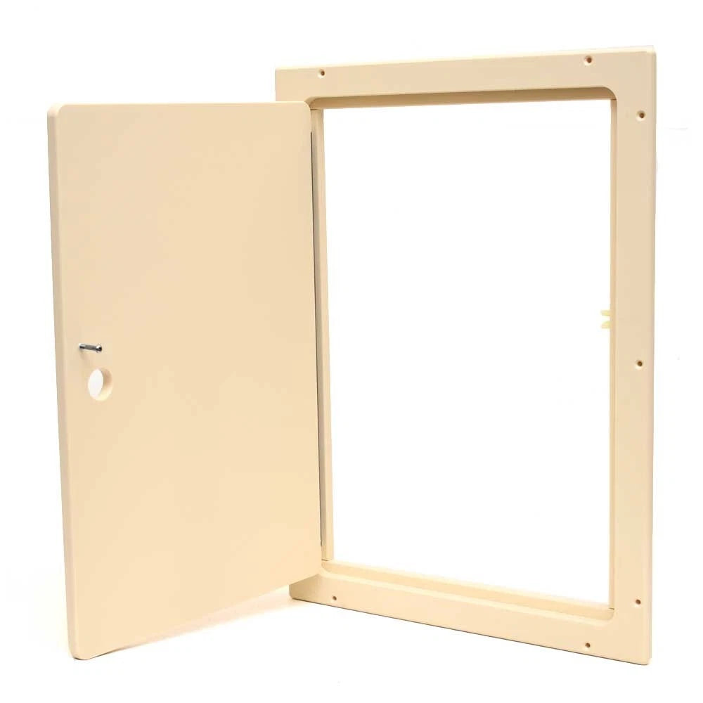 Parker Boat Transom Door 253390 - 15 1/4 X 21 Inch Cream Starboard