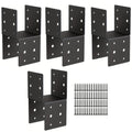 Heavy Duty Steel 4 Pack Post Cap Brackets for 4x4 Outdoor Wooden Posts