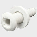 Carver Boat Thru Hull Connector - 5/8 Inch Off White Plastic
