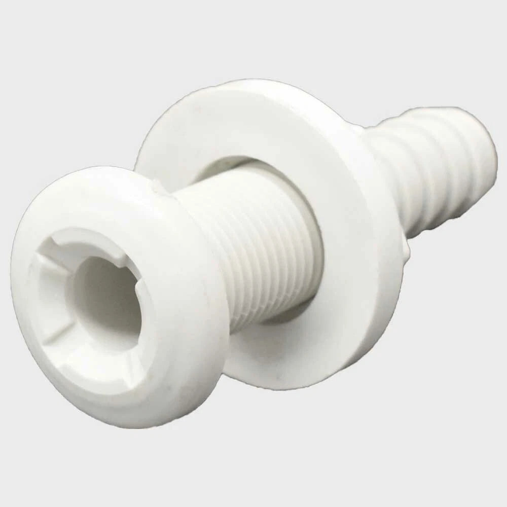 Carver Boat Thru Hull Connector - 5/8 Inch Off White Plastic