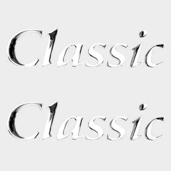 Premier Pontoons Boat Raised Decal 140353-01 - Classic Silver (pair)