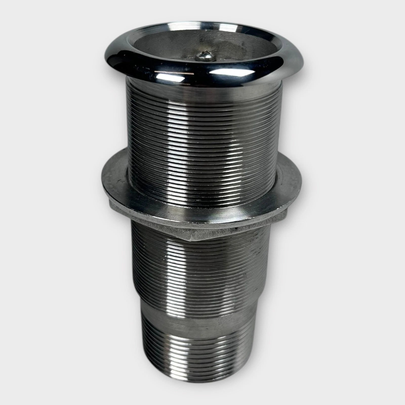 Marine Town, Stainless Steel Thru Hull Scupper with Nut, 5'' X 2