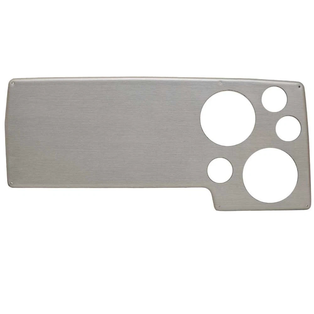 Pursuit Boat Blank Gauge Panel 5733240 - 24 1/2 X 10 1/2 Inch Silver