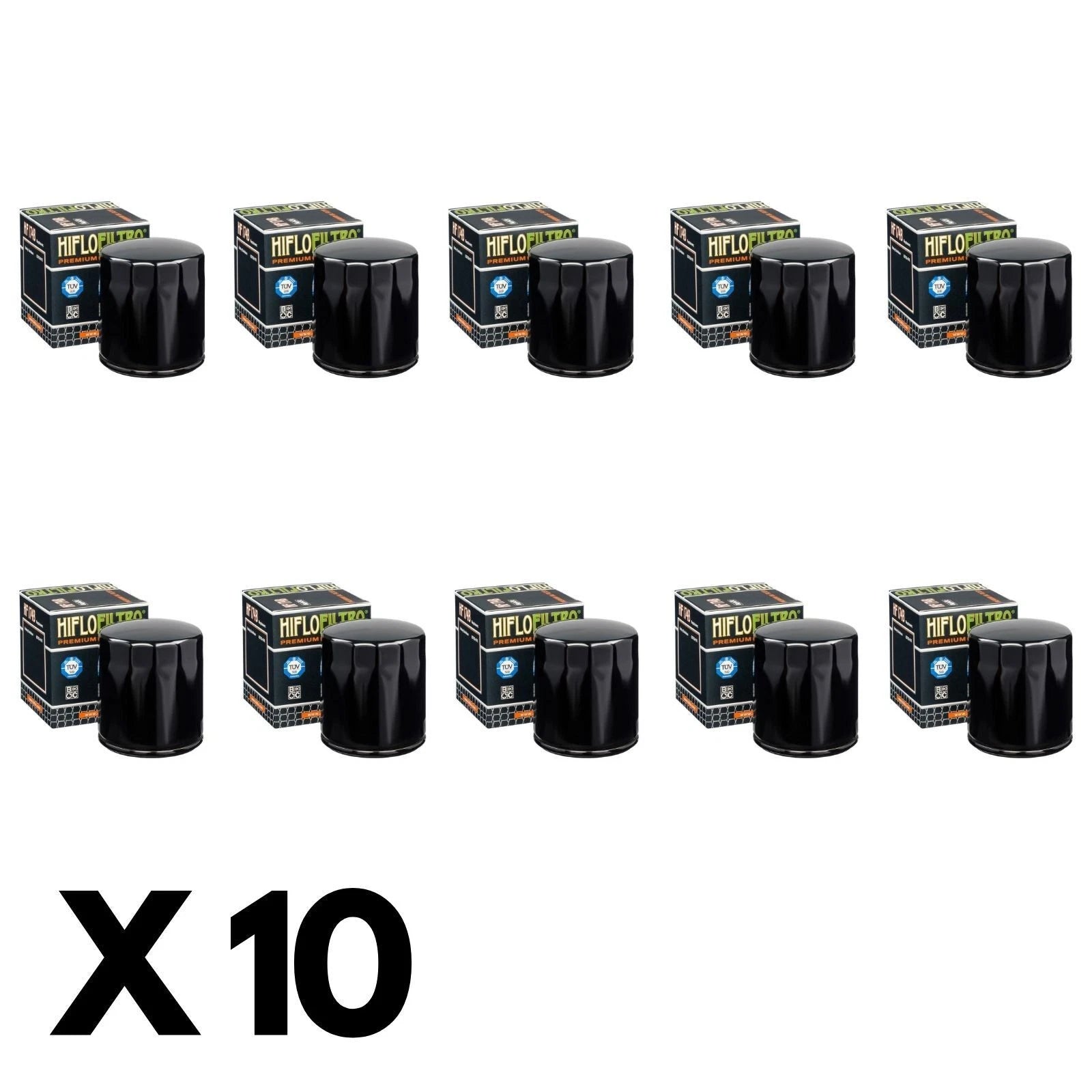 10 Pack Hiflo Oil Filter for Harley 1250 VRSCAW V-Rod ABS 2008-2009
