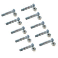 (pack of 10) Shear Pin Bolt & Nut for John Deere Snowblower 524D, 724D, 826D 20