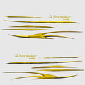 Lowe Suncruiser Pontoon Boat Decal 1846926 - Yellow (kit)