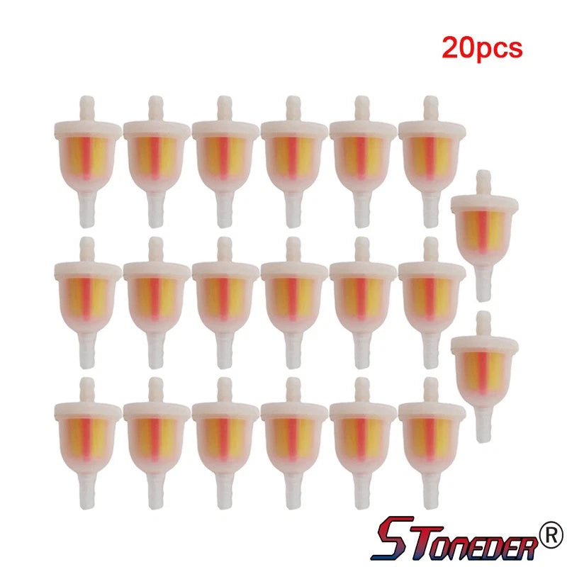 STONEDER 20x Universal Fuel Gas Filter for Pit Dirt Bikes Motorcycle Quad ATV