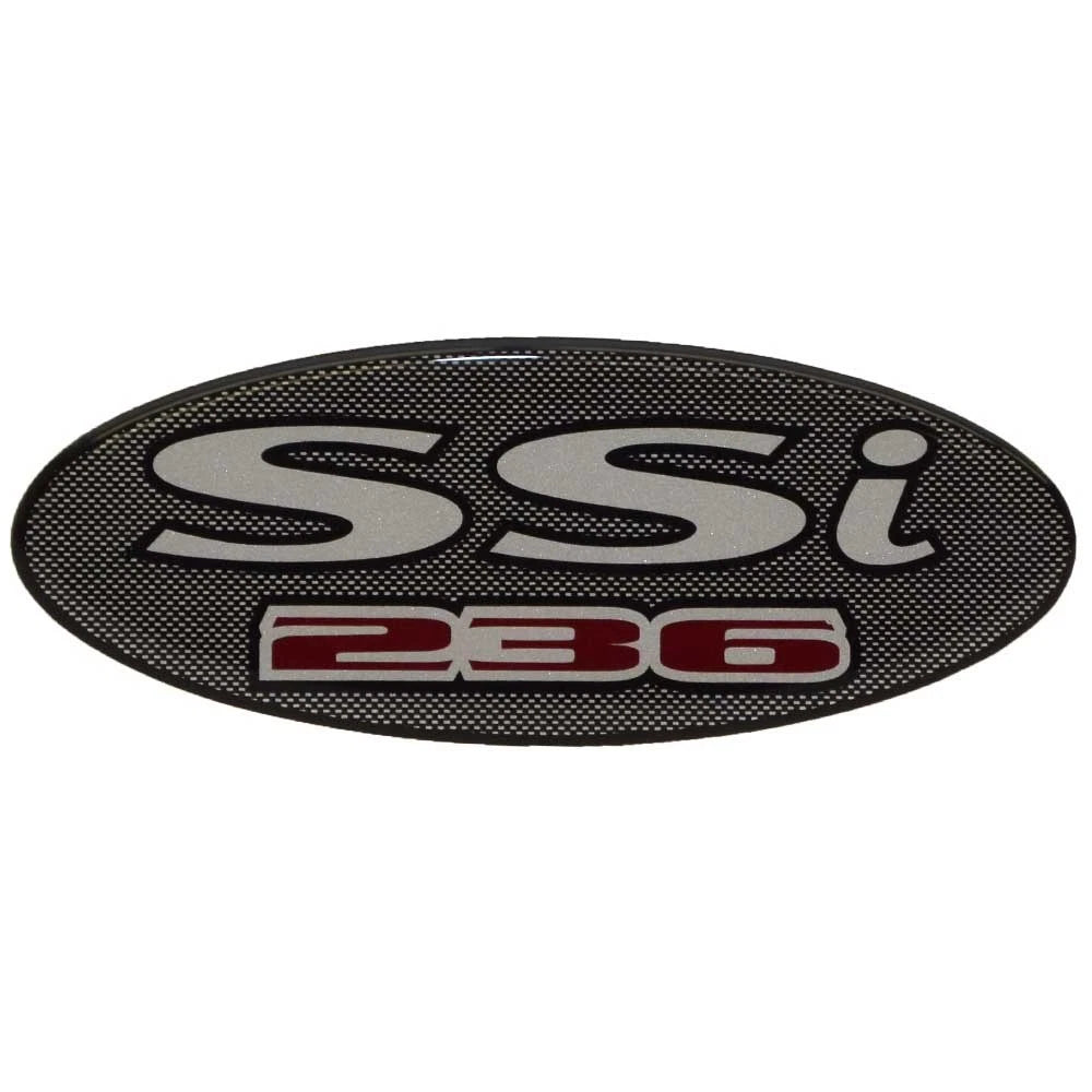 Chaparral Boat Raised Emblem Decal - SSi 236 Gray Sticker