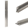 Boat Offset Hatch Seat Hinge - 23 1/4 X 2 1/4 X 7/8 Inch Aluminum