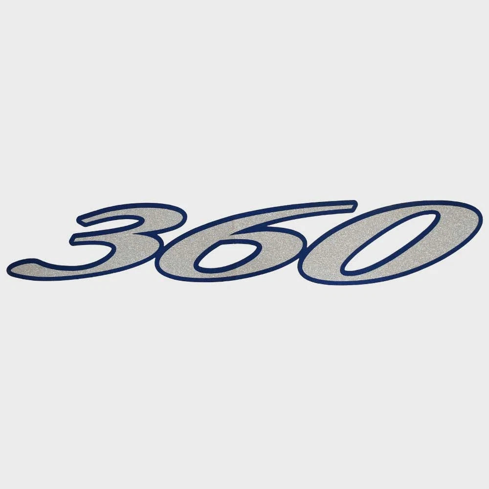 Cruisers Boat Model Decal Sticker V2374500 - 360 Express Silver Blue