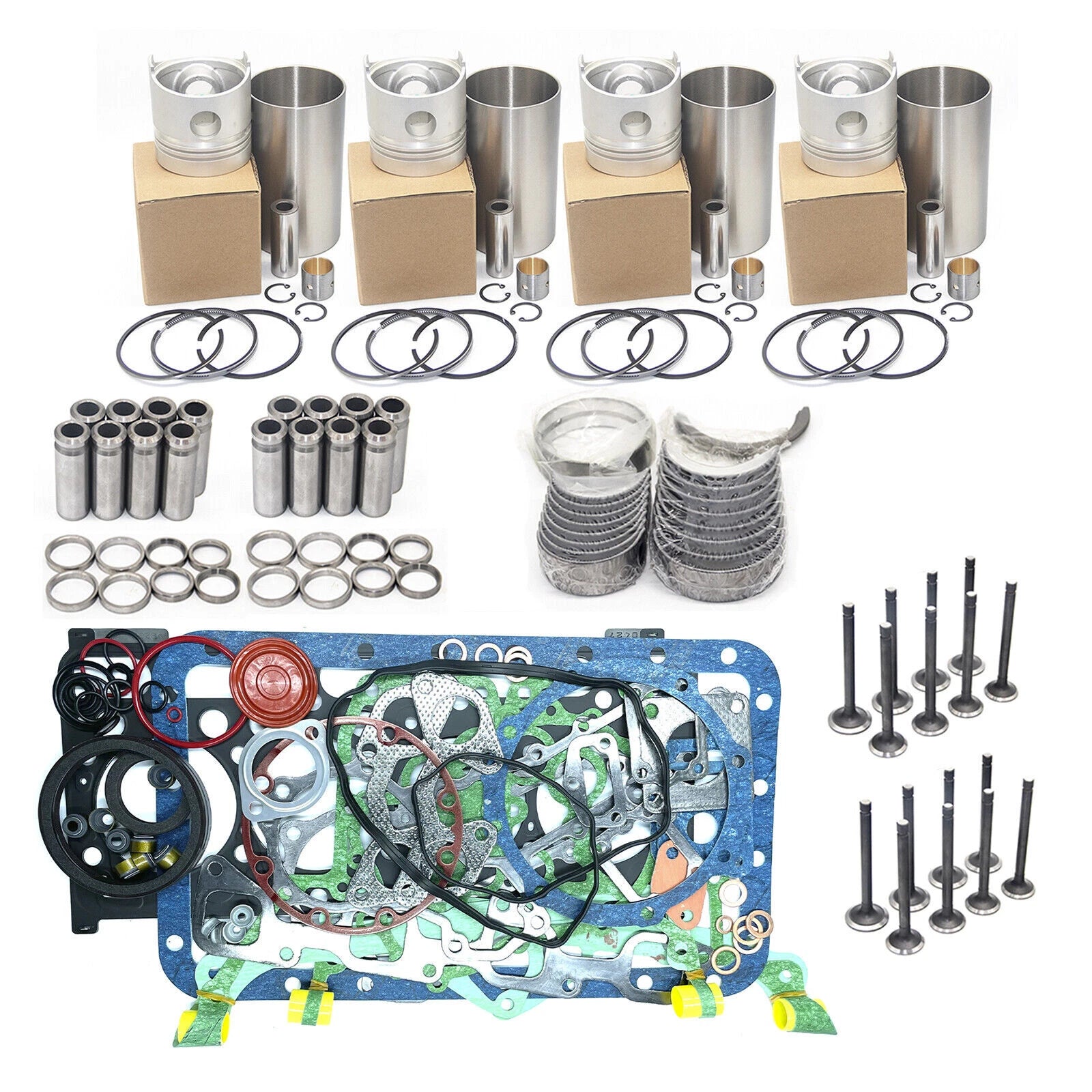 Engine Overhaul Rebuild Kit for Kubota V2607-CR-TE4B Engine