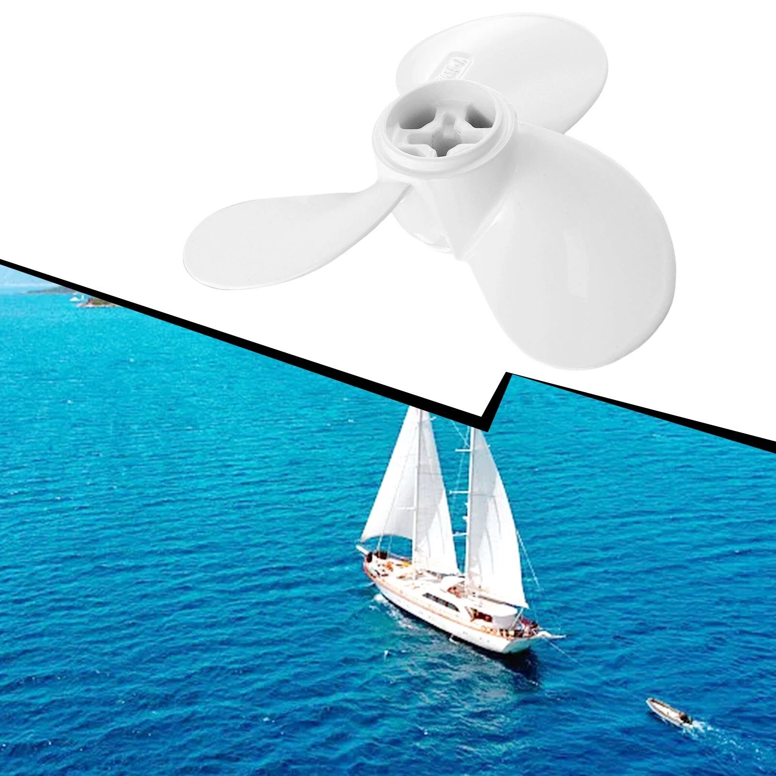 Outboard Motor Propeller Aluminum Alloy 3 for Blades for HANGKAI 3.5HP for 2 for