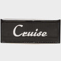 Palm Beach Pontoon Boat Raised Decal 7-4679-7 - Cruise Black Silver