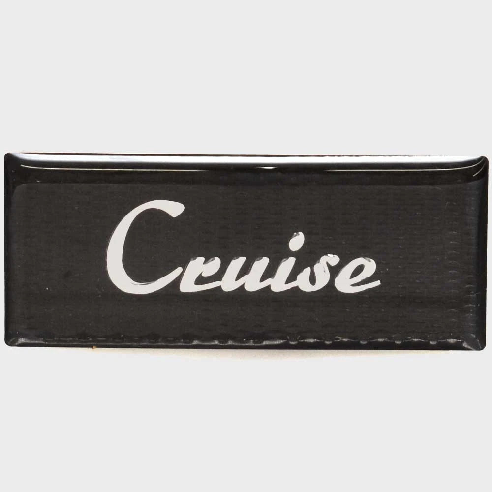 Palm Beach Pontoon Boat Raised Decal 7-4679-7 - Cruise Black Silver