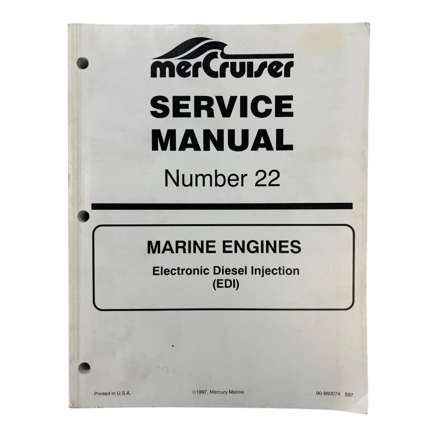 MerCruiser 90-860074, Electronic Diesel Injection Service Manual #22 (1997)
