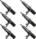 6pcs Fuel Injector 7E9585 for Caterpillar 3114 3116 Engine 320 L 918F T28F RT100
