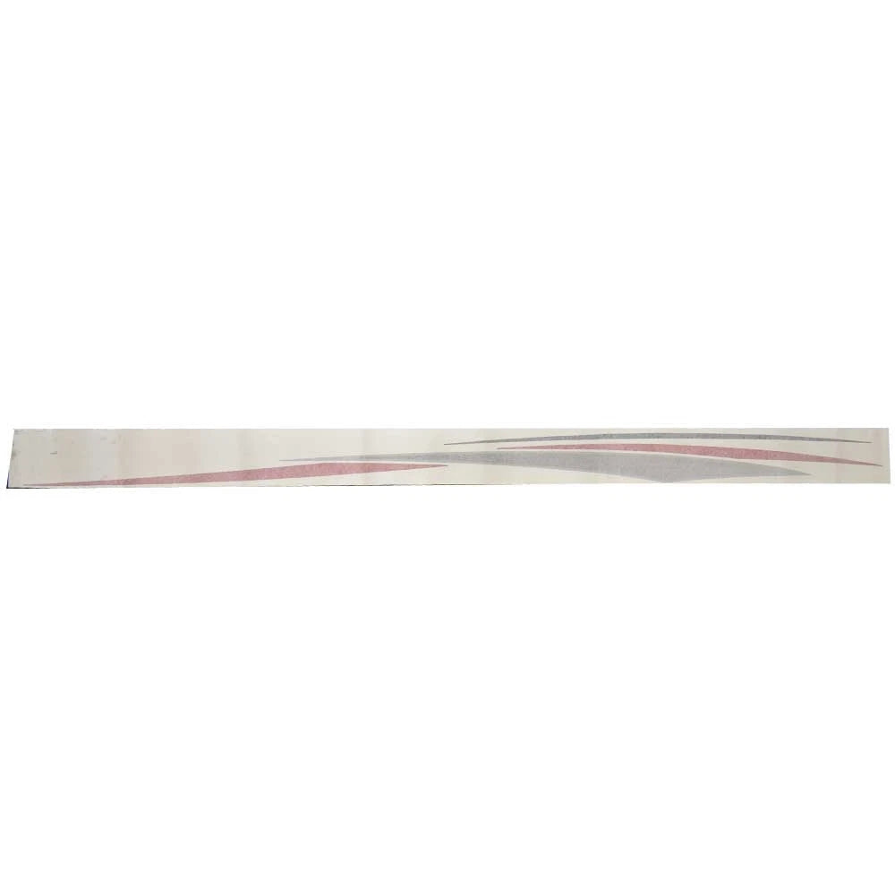 Tracker Boat Graphic Decal TR309872 - Red Gray 117 X 6 1/2 Inch