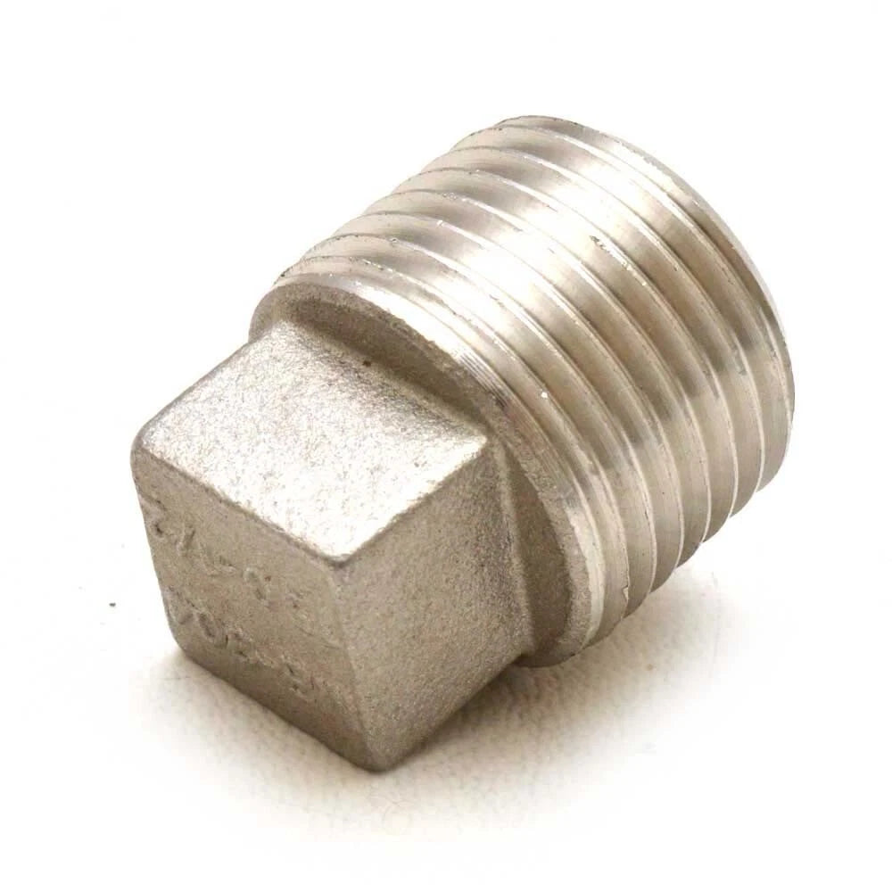 Lund Boat Square Head Plug 2008245 - 1/2 NPT X 1 Inch Stainless