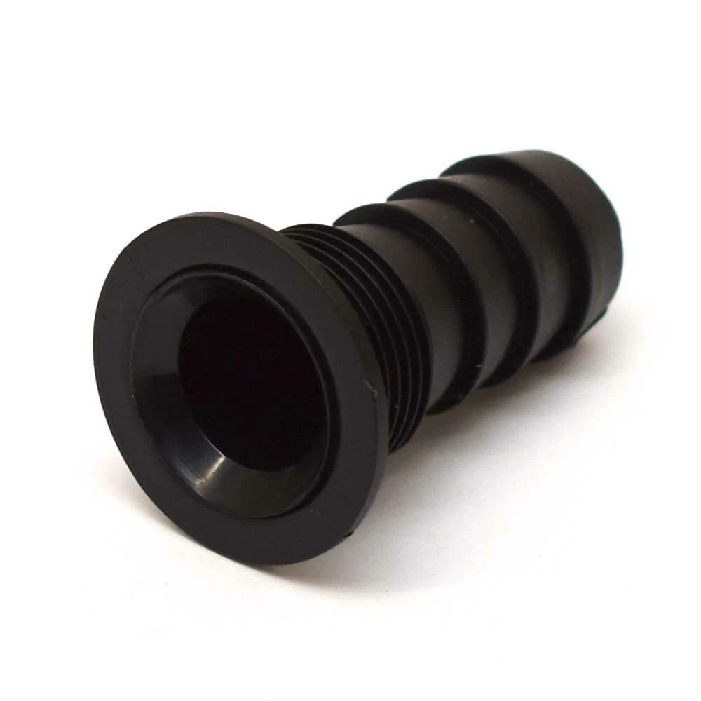 Lund Boat Drain Fitting 2008250 - 5/8 Inch Barbed Hose Black