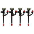 4 Pack: Fuel Injector Fits John Deere Replaces RE36939