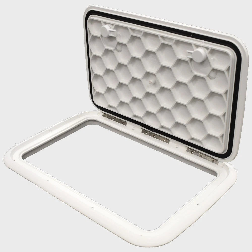 Jim Black Boat Deck Hatch 581-1320 - 13 X 20 Polar White