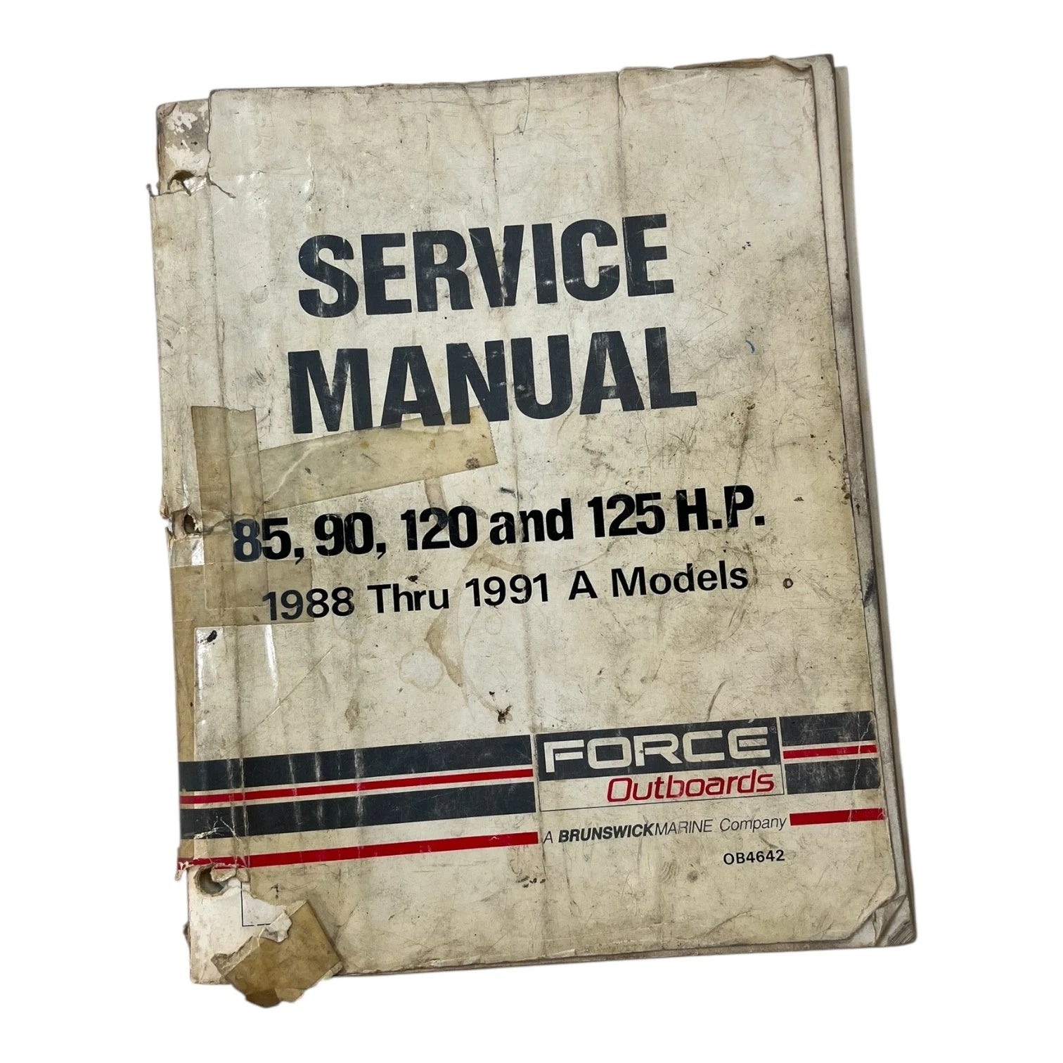 Force Outboards OB4642, Service Manual 85,90,120,125 H.P. (1988-1991) a Models