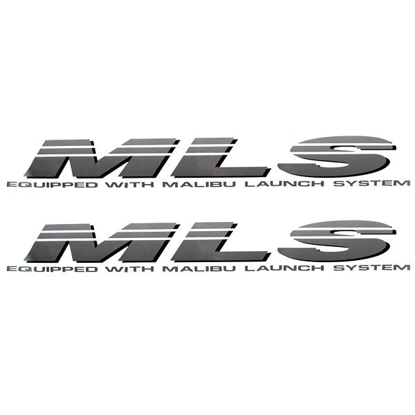 Malibu Boat Decal 249584 - Malibu Launch System Stickers (pair)