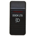 Carling Boat Rocker Switch Cover - Dock Lights Contura III Black Actuator