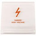 Sea Ray Boat High Voltage Cover 2180859 - 8 X 8 Inch Clear Red