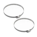 Ideal Boat Hose Clamps - 4 3/4 - 6 1/2 X 1/2 Inch SS (pair)