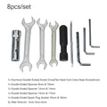 Motorcycle Tool Kit Tool 1*storage Bag 8*tools and
