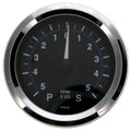 VDO Boat Synchronizer Gauge 333-551B - 3 1/4 Inch Silver Black