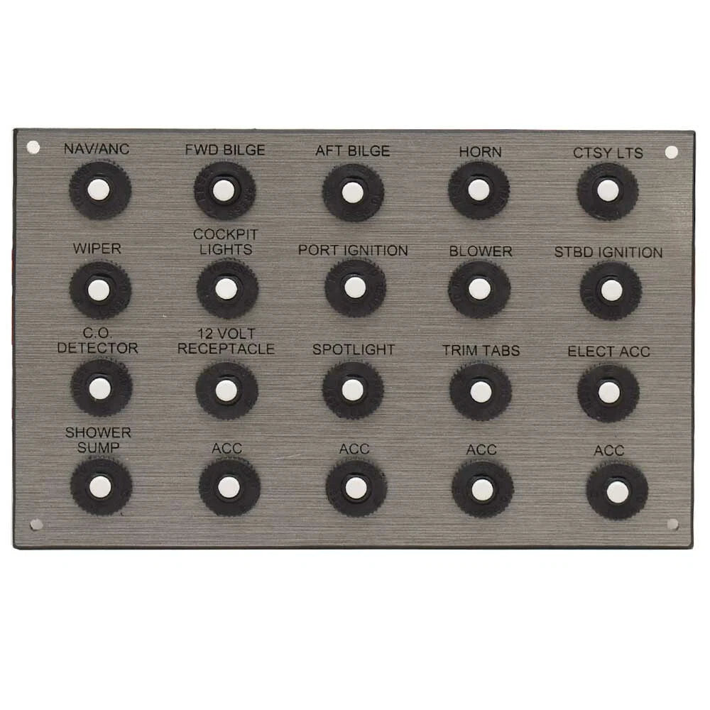 Larson Boat Breaker Panel - 350 Cabrio Glossy Gray Plastic