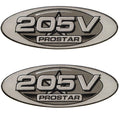 Mastercraft Boat Raised Decal 758119 - ProStar 205V Emblem 13 1/2 in (pair)