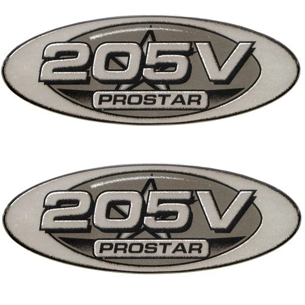 Mastercraft Boat Raised Decal 758119 - ProStar 205V Emblem 13 1/2 in (pair)