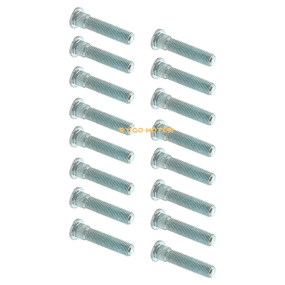 16PCS Front Wheel Studs for Polaris Ranger RZR 4 570 800 900 Diesel XP 2010-2022