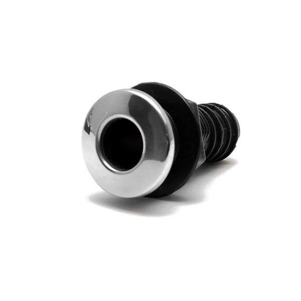 Boat Thru Hull Connector - 2 1/4 Inch Black Barbed Plastic