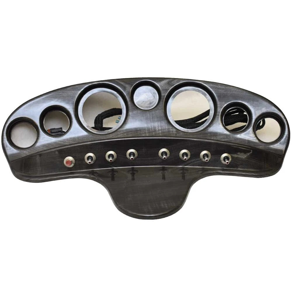Premier Boat Switch Gauge Dash Panel - 23 7/8 X 11 Inch Gray