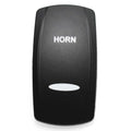 Boat Rocker Switch Cover - Horn Actuator Black White