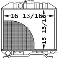 Radiator Fits Kubota L3250 L2850 17355-72060