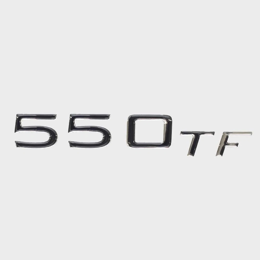 Tahoe Boat Raised Emblem Decal 182472 - 550 TF Silver Sticker