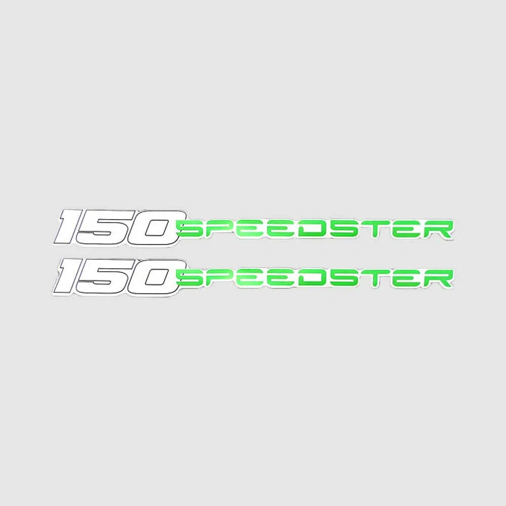Sea Doo Jet Boat Sticker Decals - 150 Speedster Lime Green (pair)