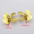 Propeller 1pc 4-Blades 4mm Shaft 55mm/60mm for RC Marine ROV Practical