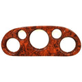 Rinker Boat Gauge Panel Blank - Woodgrain 18 X 6 7/8 Inch