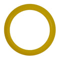 BH Marine Gauge Bezel - 2 Inch Yellow Aluminum
