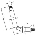 A149613 A36639 Spindle Fits Case-IH Tractor Models 430 470 530 570