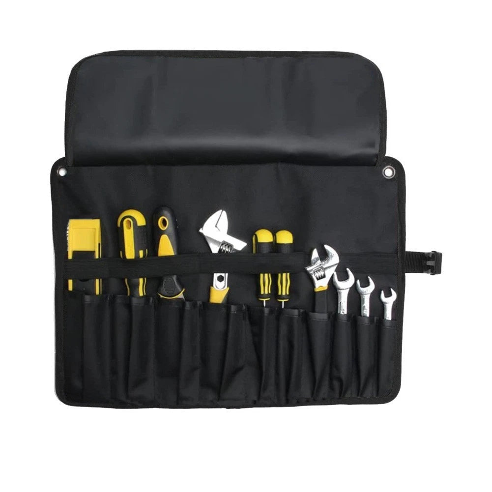 Portable and Lightweight Tool Bag for Motorcycles with Secure Fastening